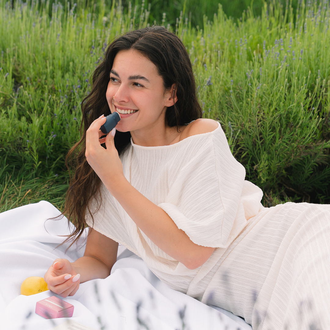 Natural refillable lip balm - Lemonade