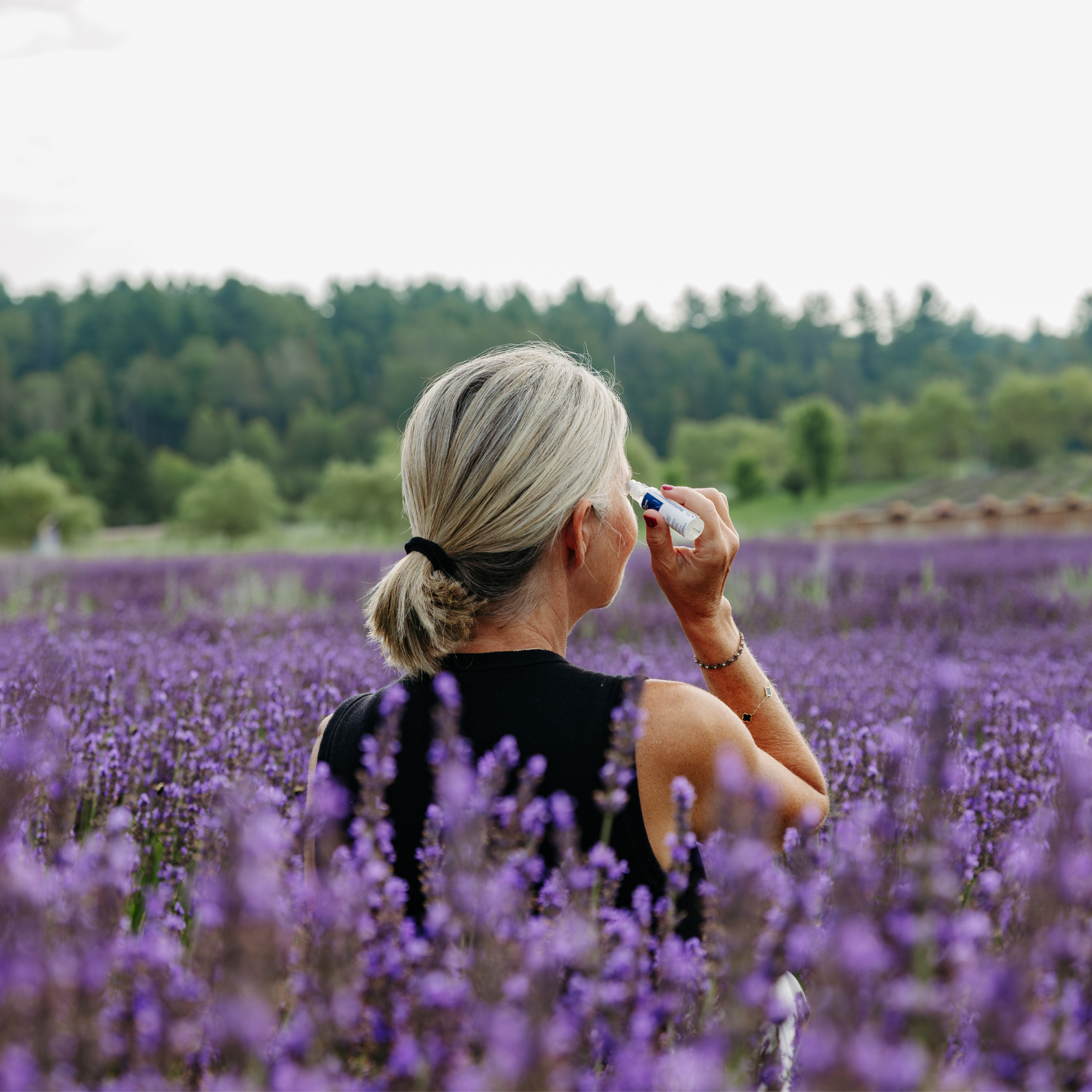 Applicateur à bille d'huile essentielle de lavande fine certifiée ISO 3515 pour profiter des bienfaits de l'aromathérapie
