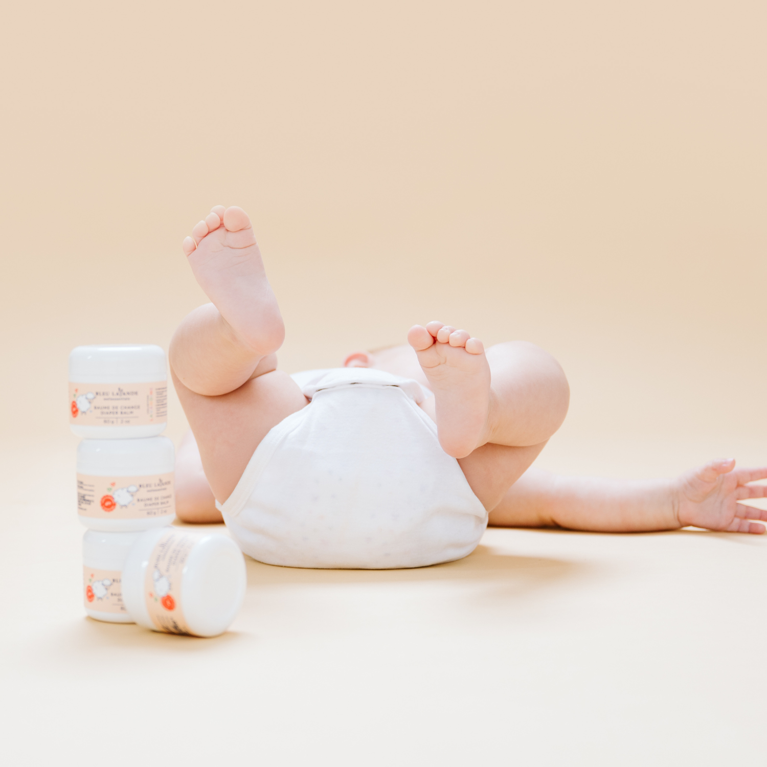 Baume de change naturel sans allergènes pour bébé
