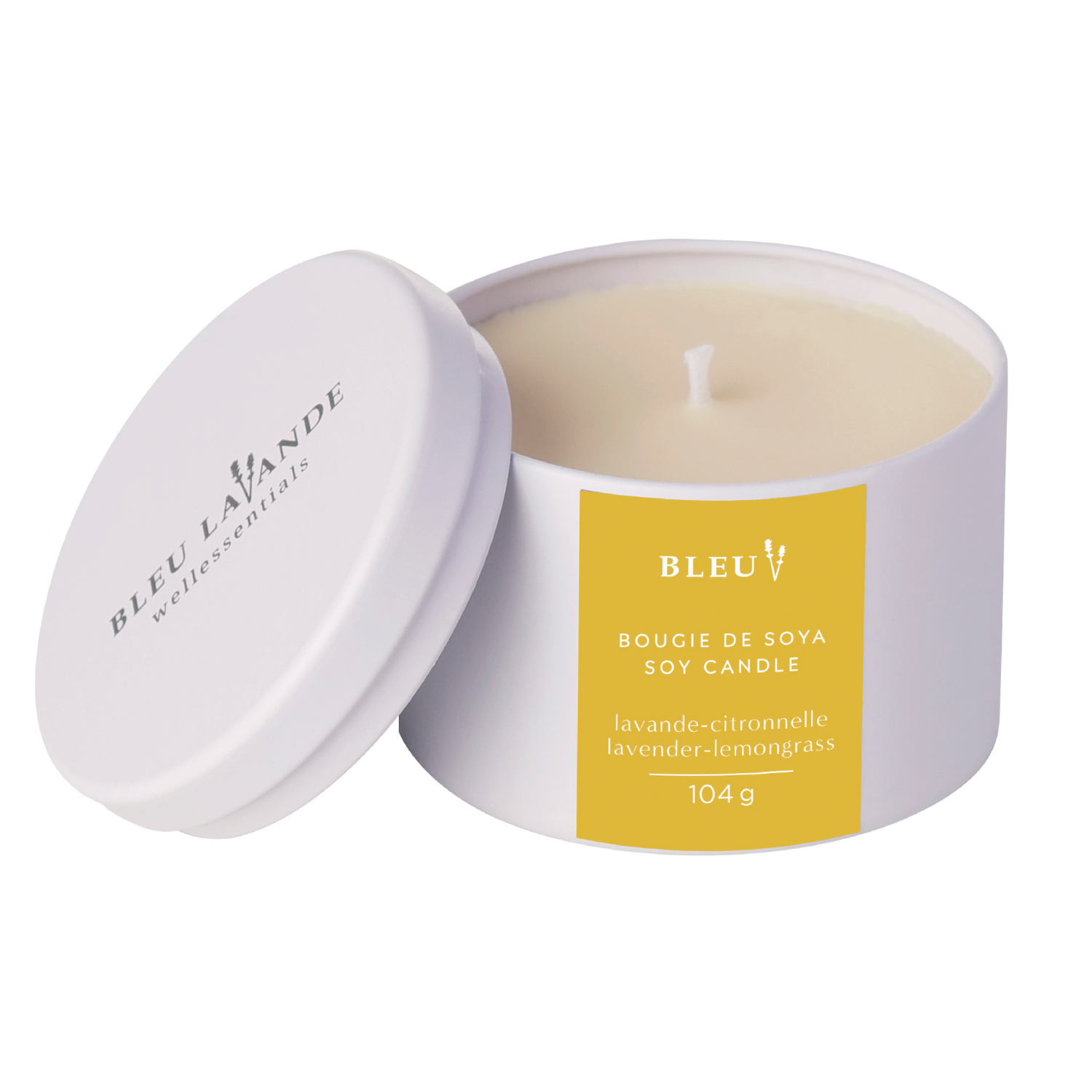 Bougie de soya lavande et citronnelle