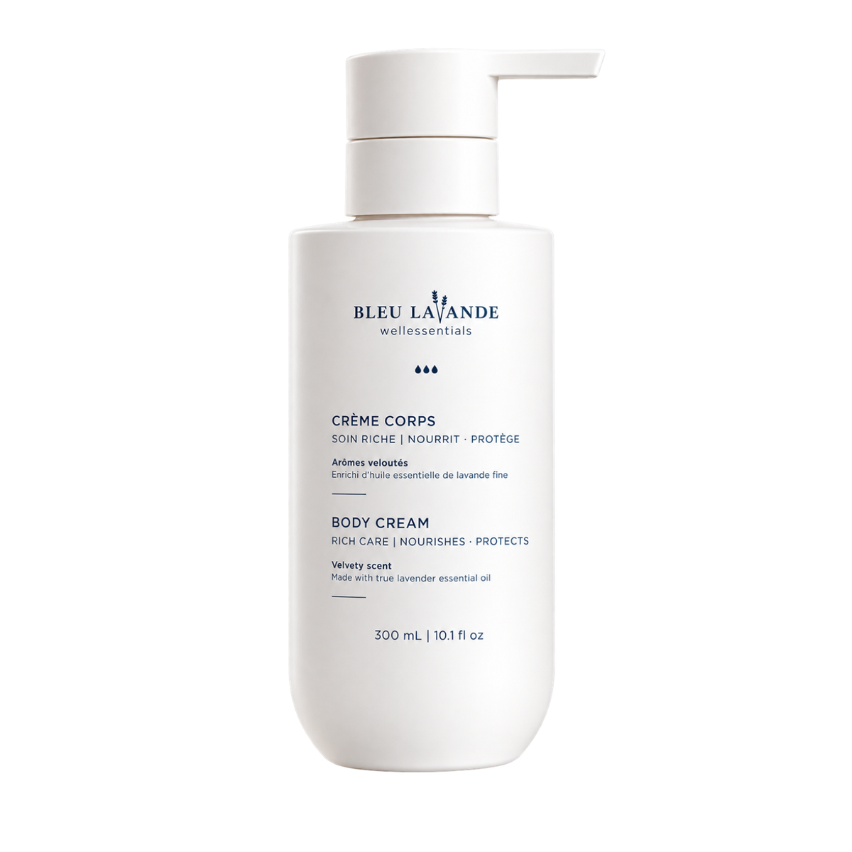 Crème corps nourrissante et protectrice de Bleu Lavande
