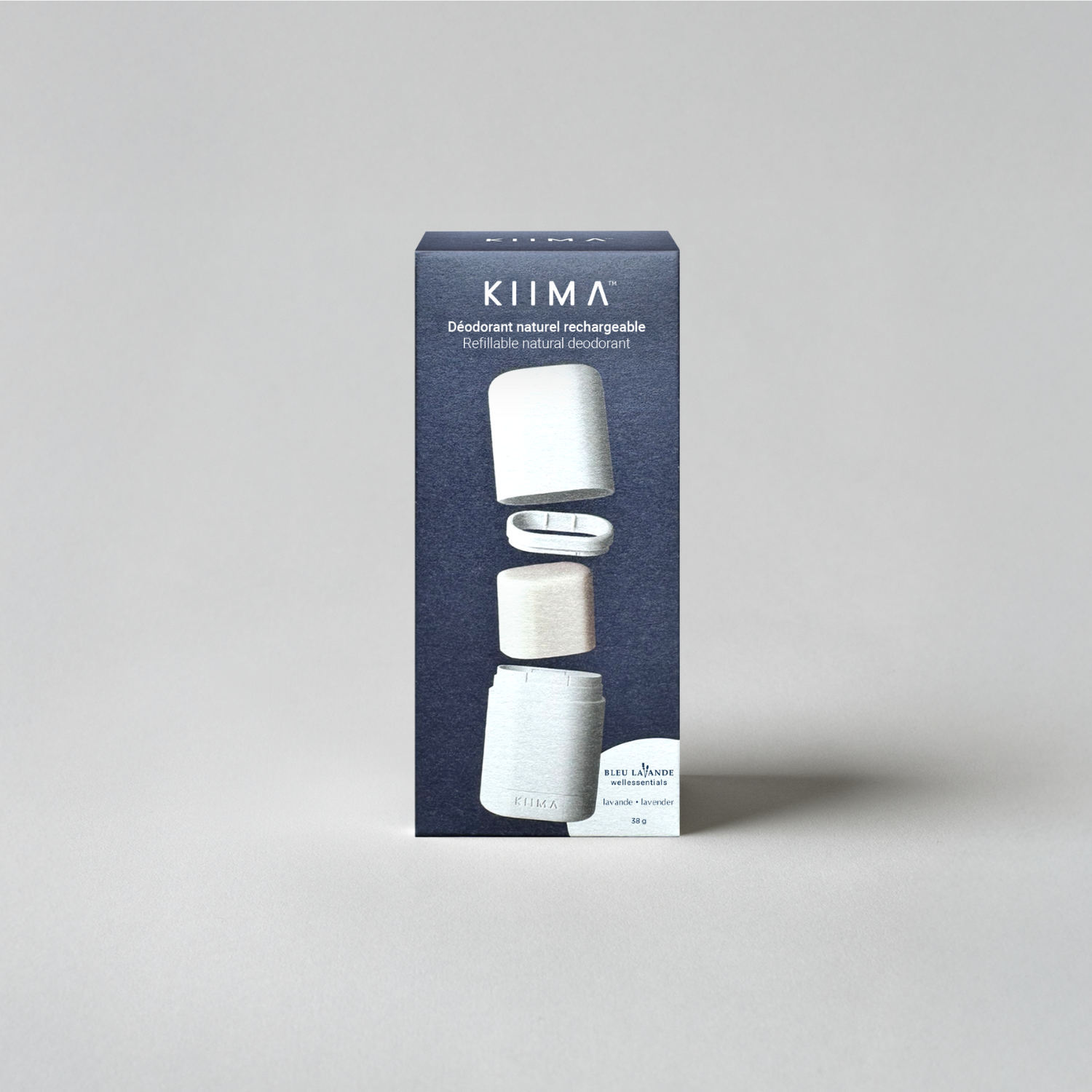 Déodorant naturel rechargeable Bleu Lavande x Kiima