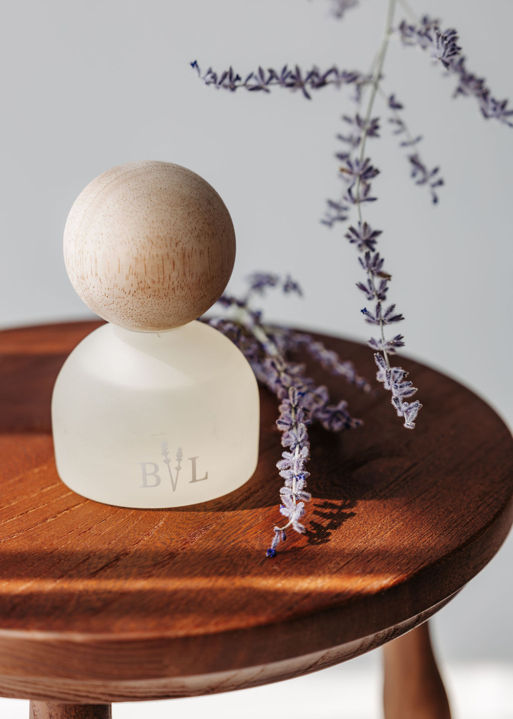 Diffuseur bois naturel de Bleu Lavande