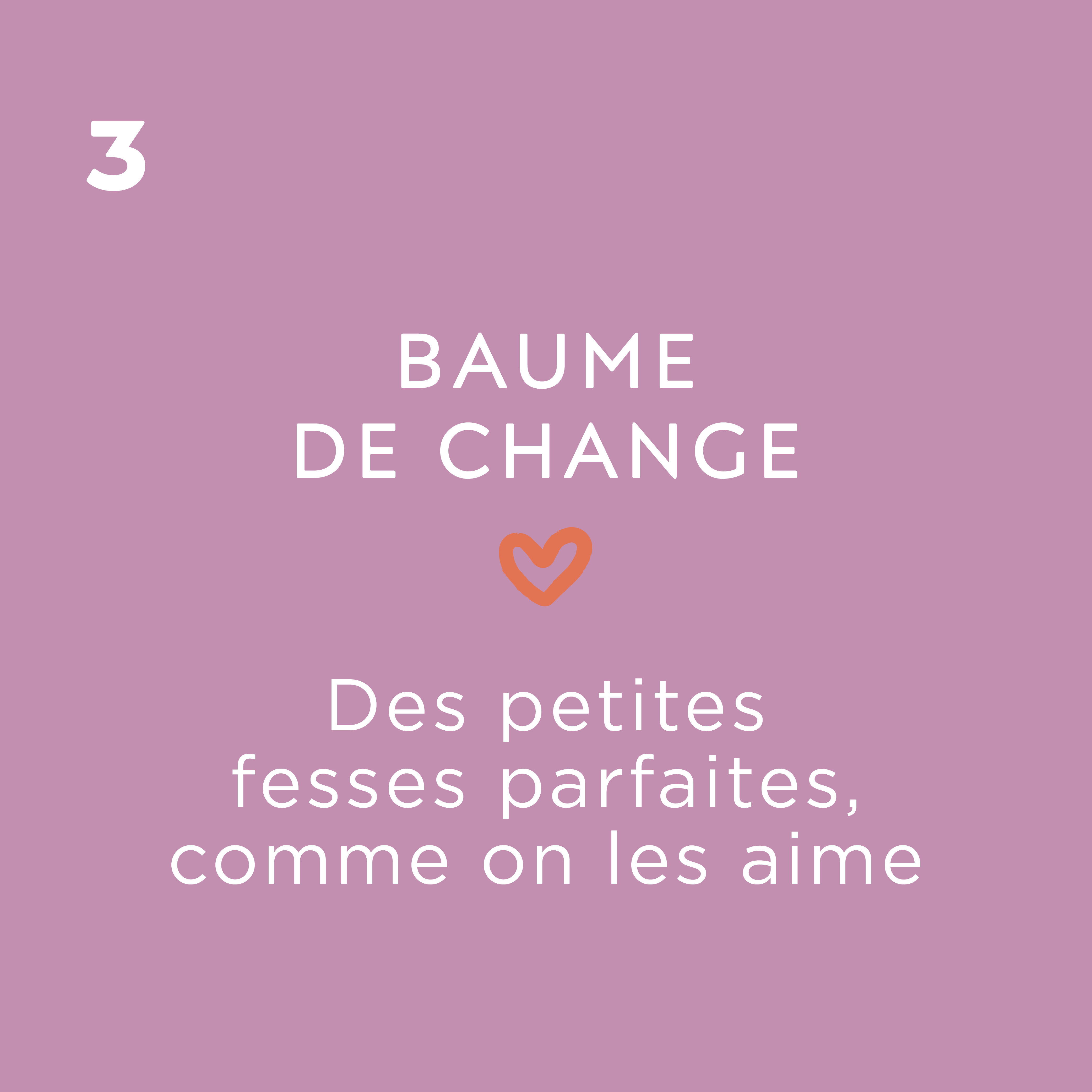 Baume de change pour bébé
