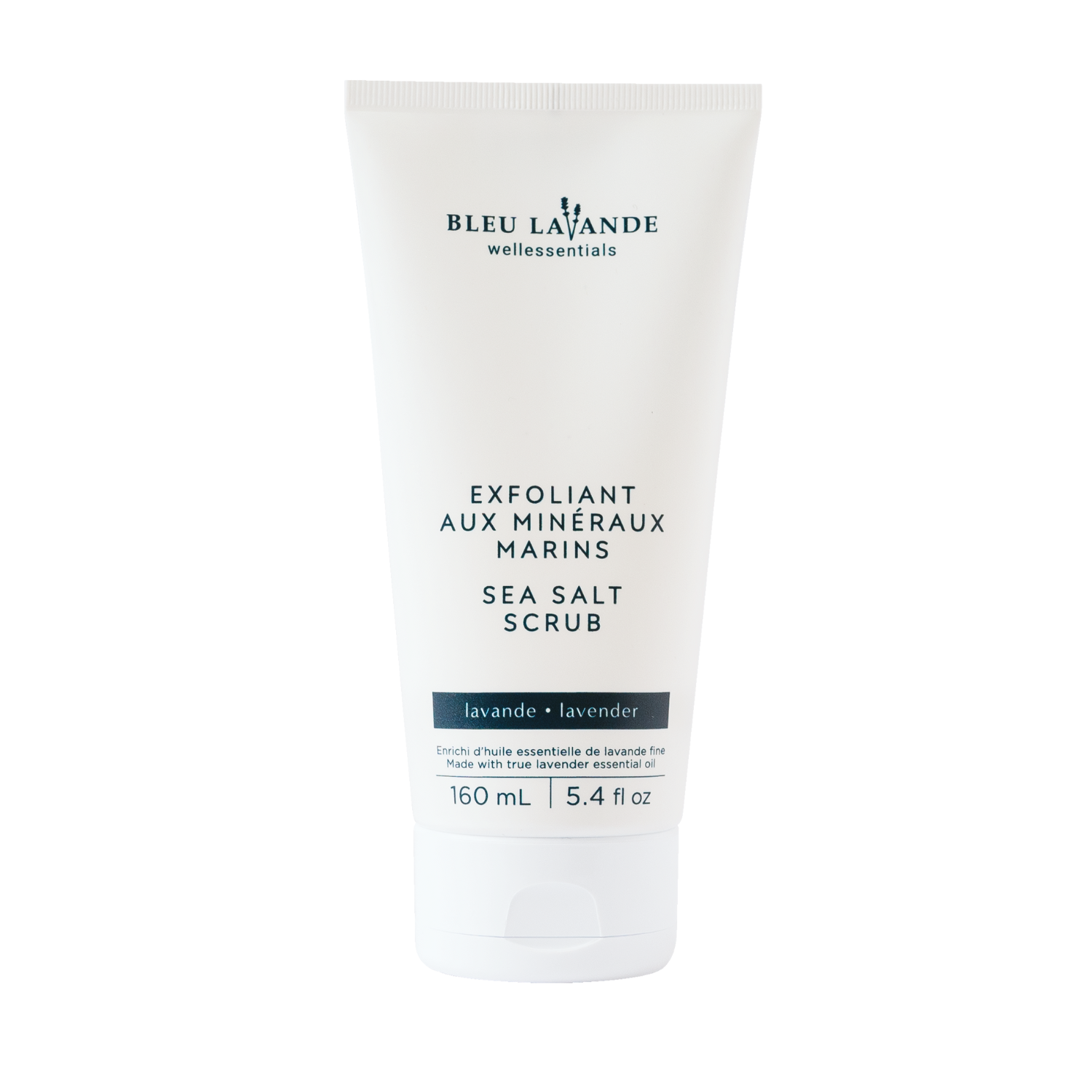 Exfoliant aux minéraux marins enrichi d'huile essentielle de lavande fine certifiée