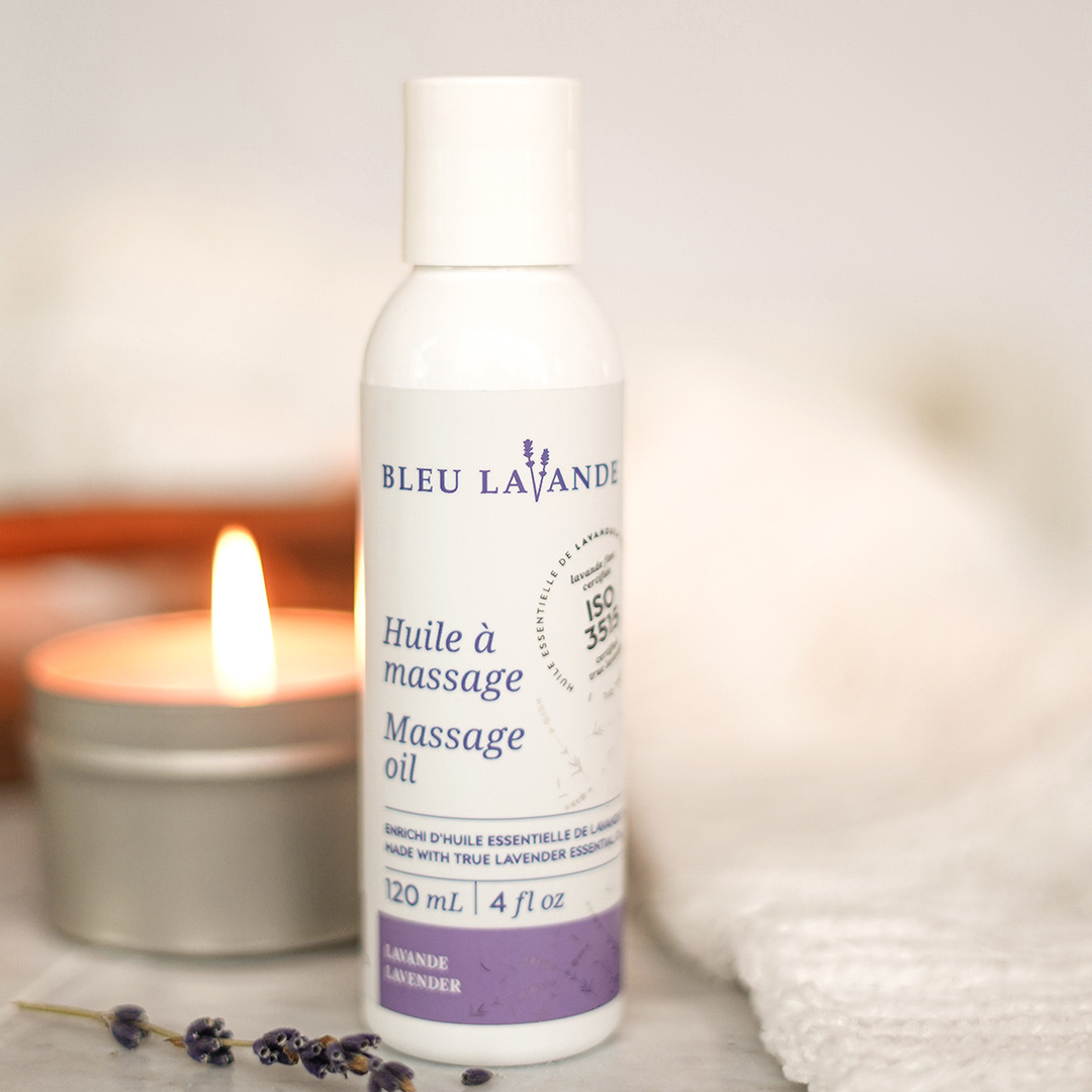 Huile à massage lavande fine apaisante