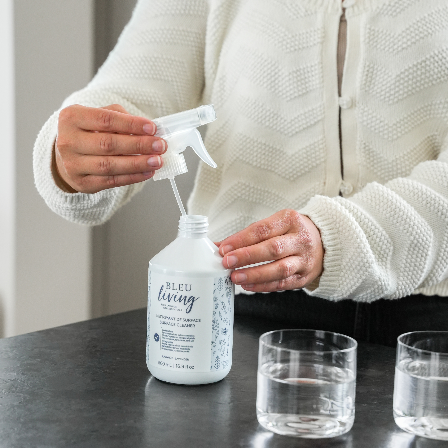 Nettoyant pour les surfaces enrichi de lavande