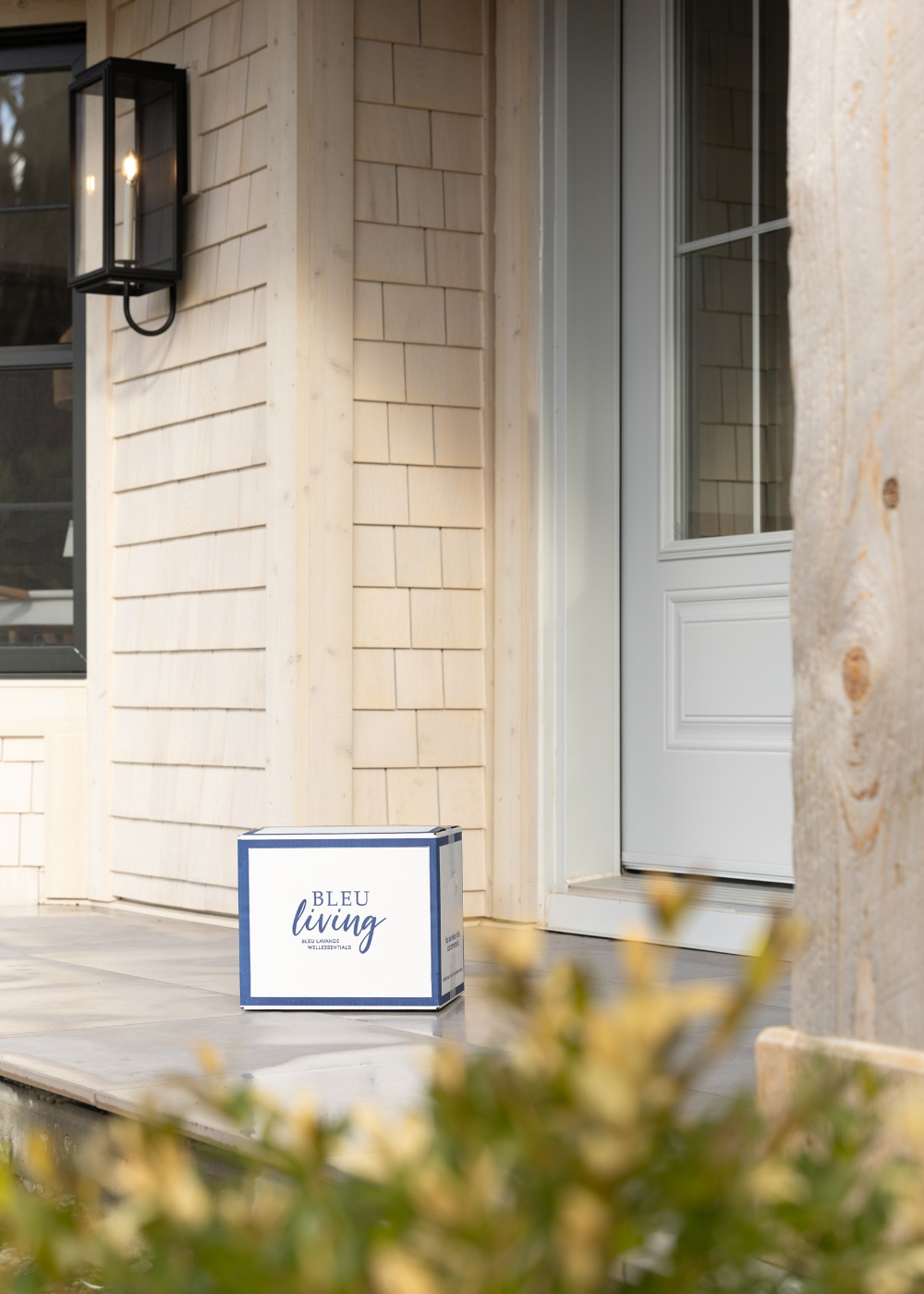 Produits ménagers Bleu Living à la lavande parfaits à offrir en cadeau lors d'un déménagement