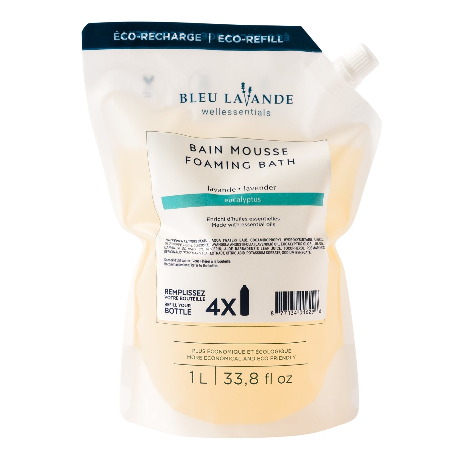 Bain mousse lavande-eucalyptus