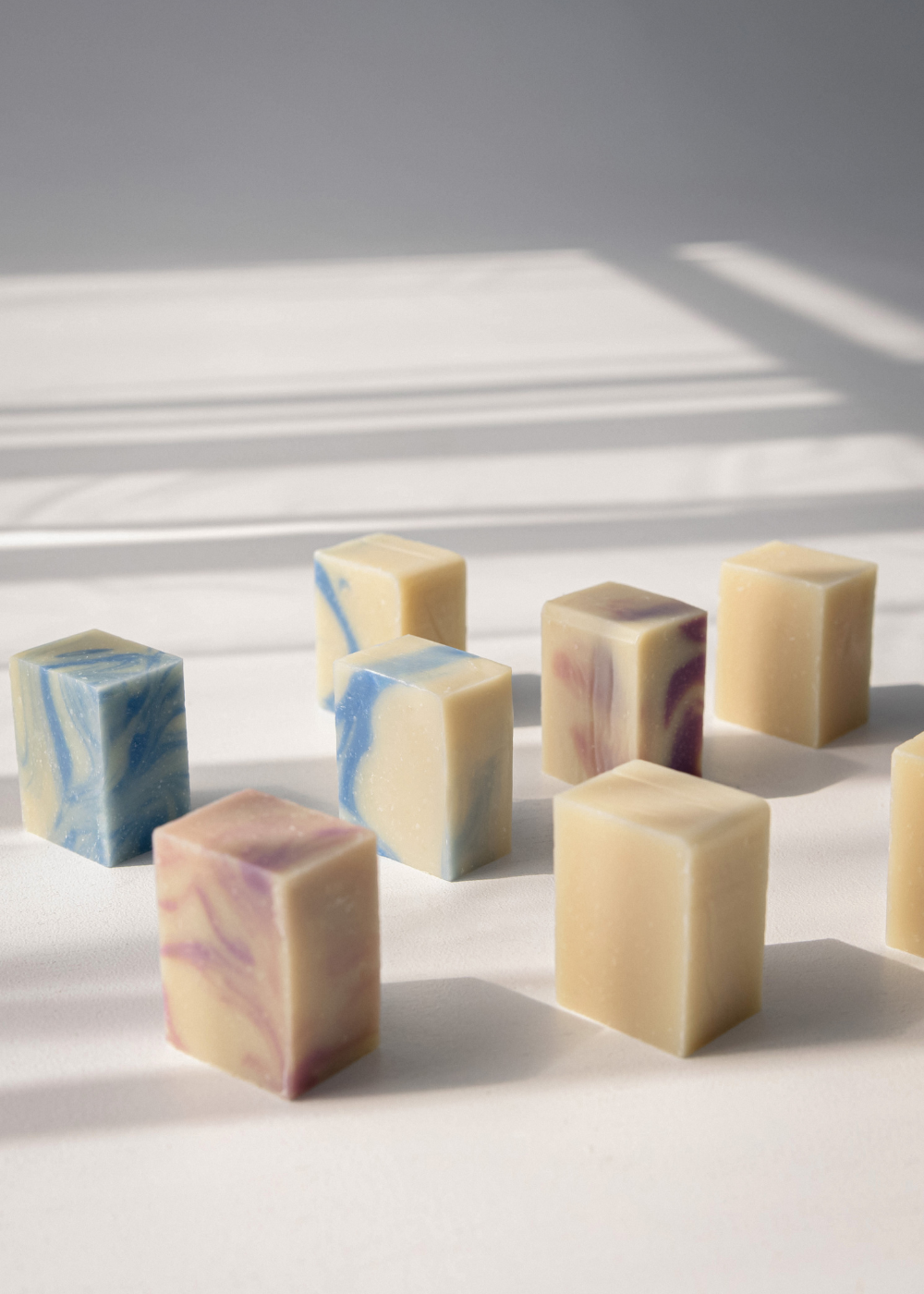 Savons artisanaux de Bleu Lavande enrichis d'huiles essentielles pures