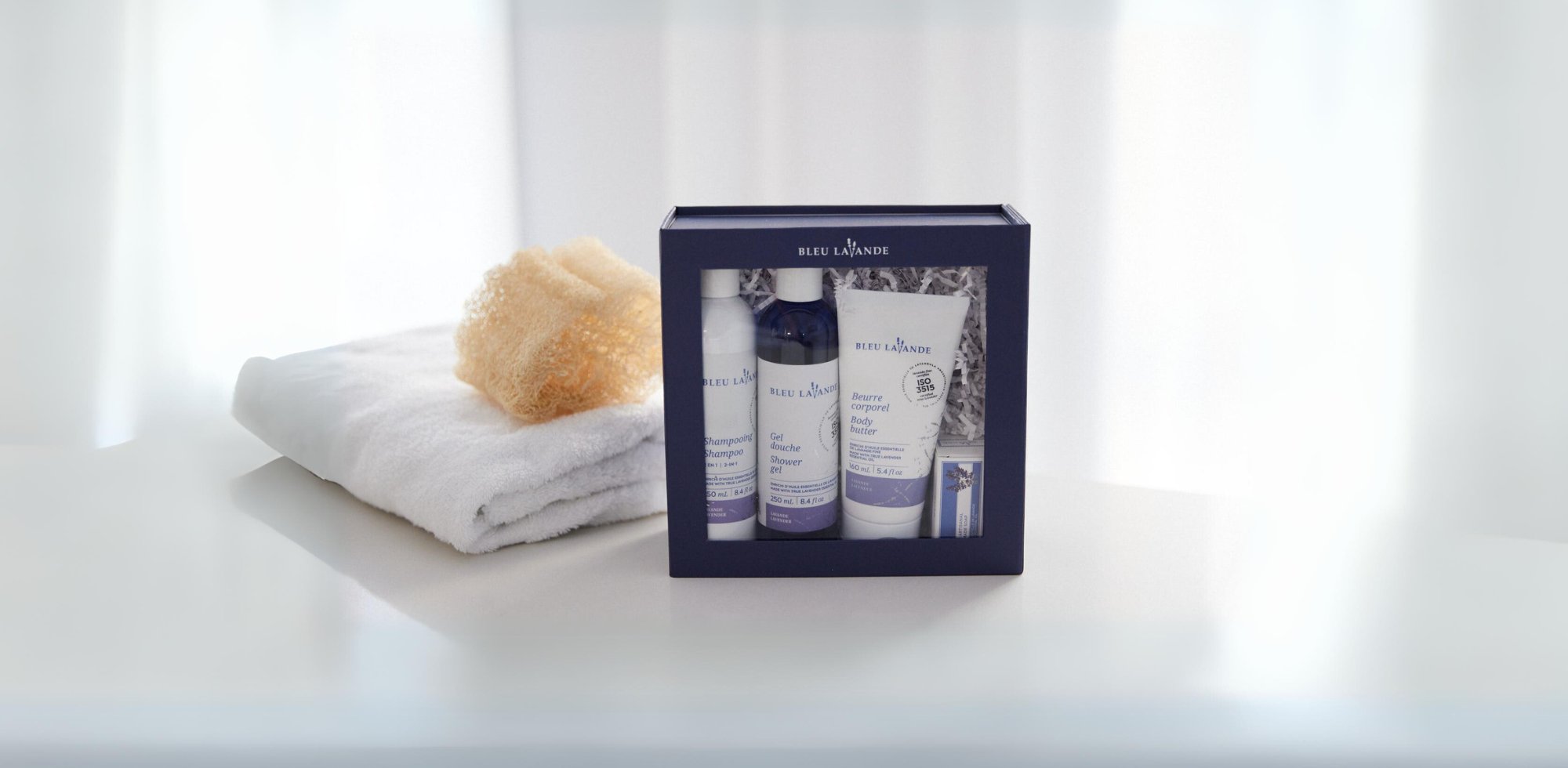 Lavender gift sets with natural ingredients and enriched with essential oil