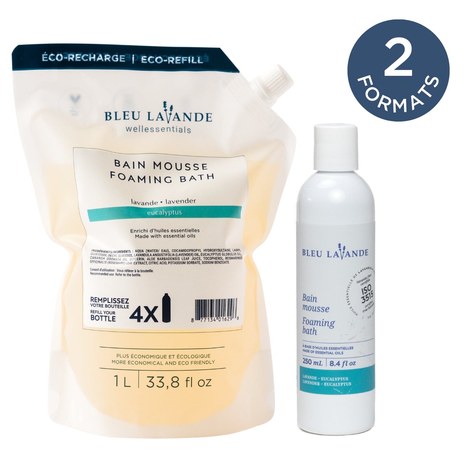 Bain mousse lavande-eucalyptus