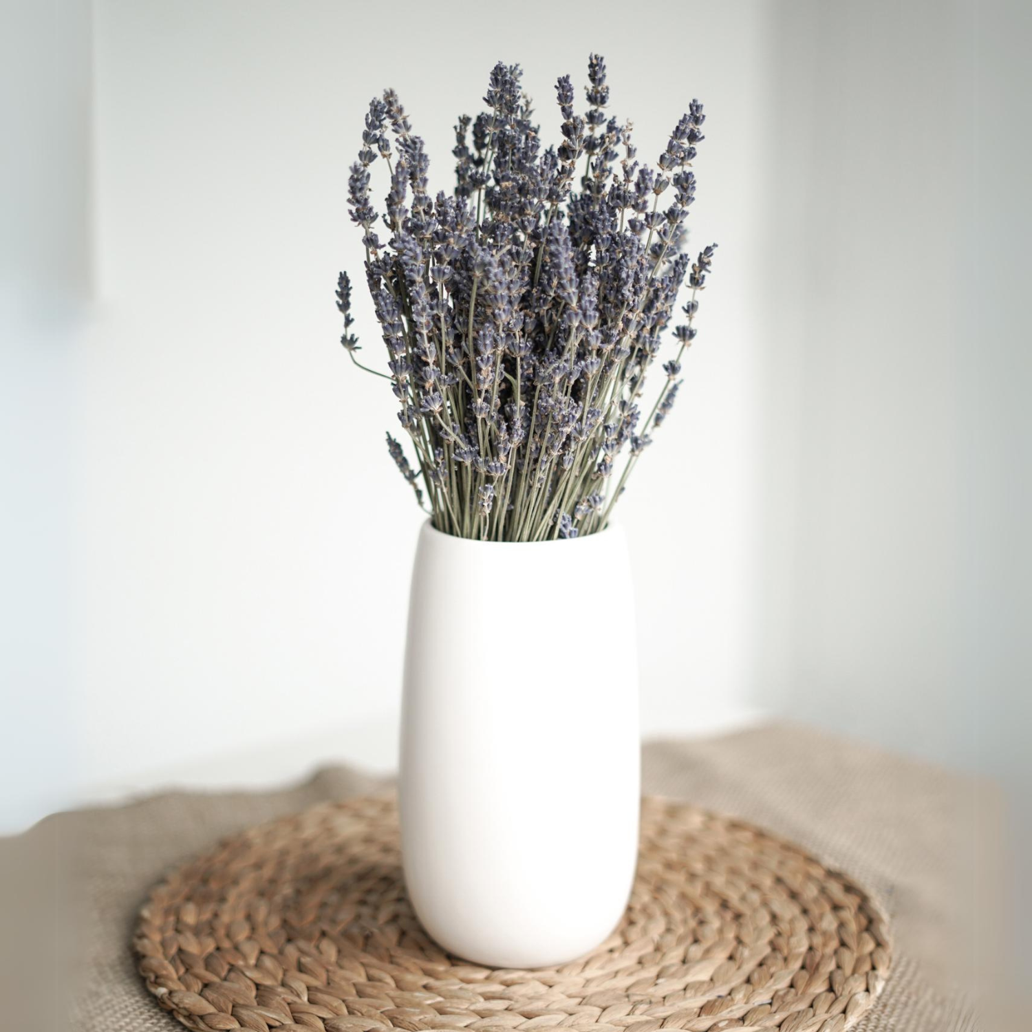 Bouquet de lavande séchée dans un vase