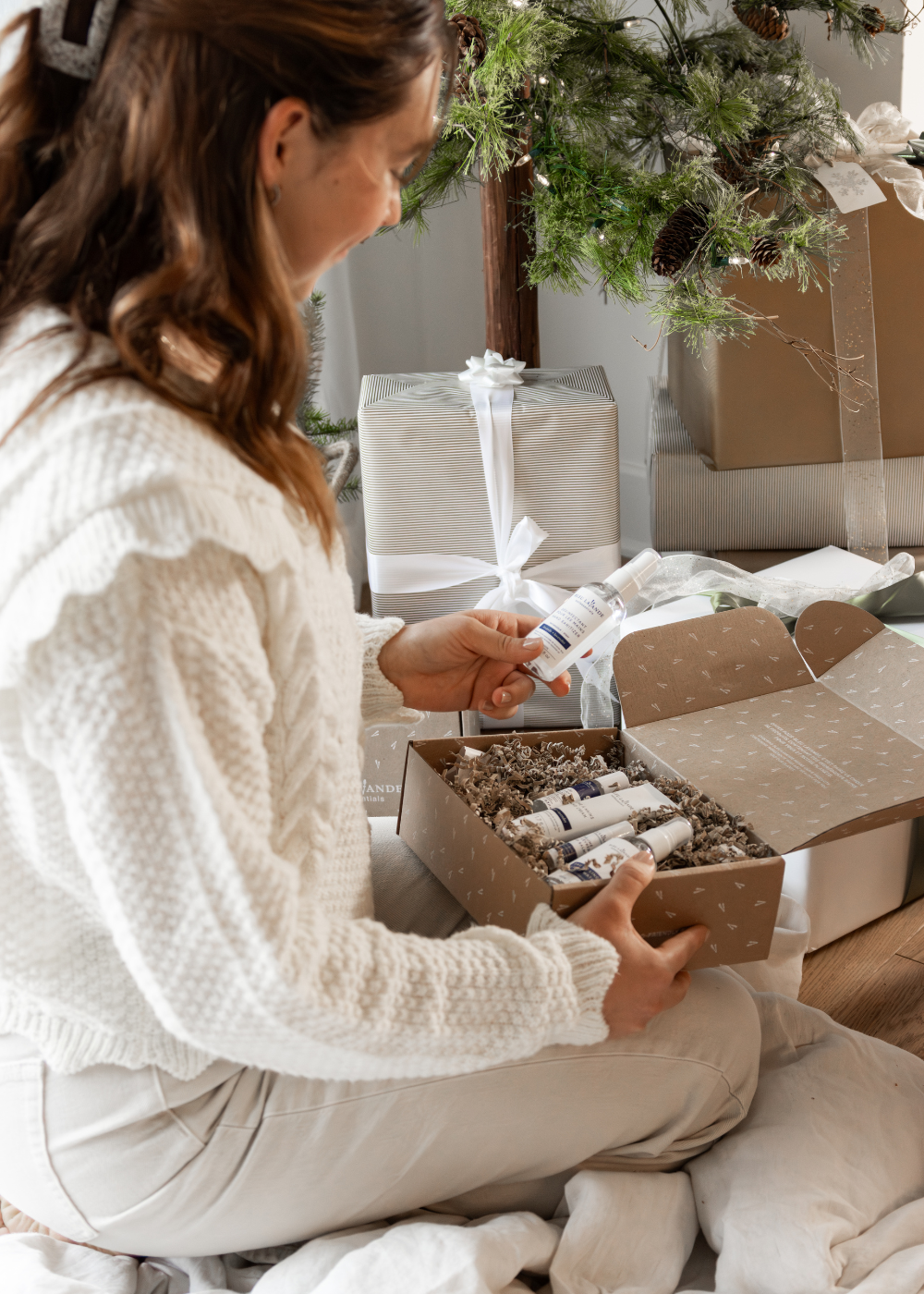 Cadeau de produits Bleu Lavande pour les Fêtes