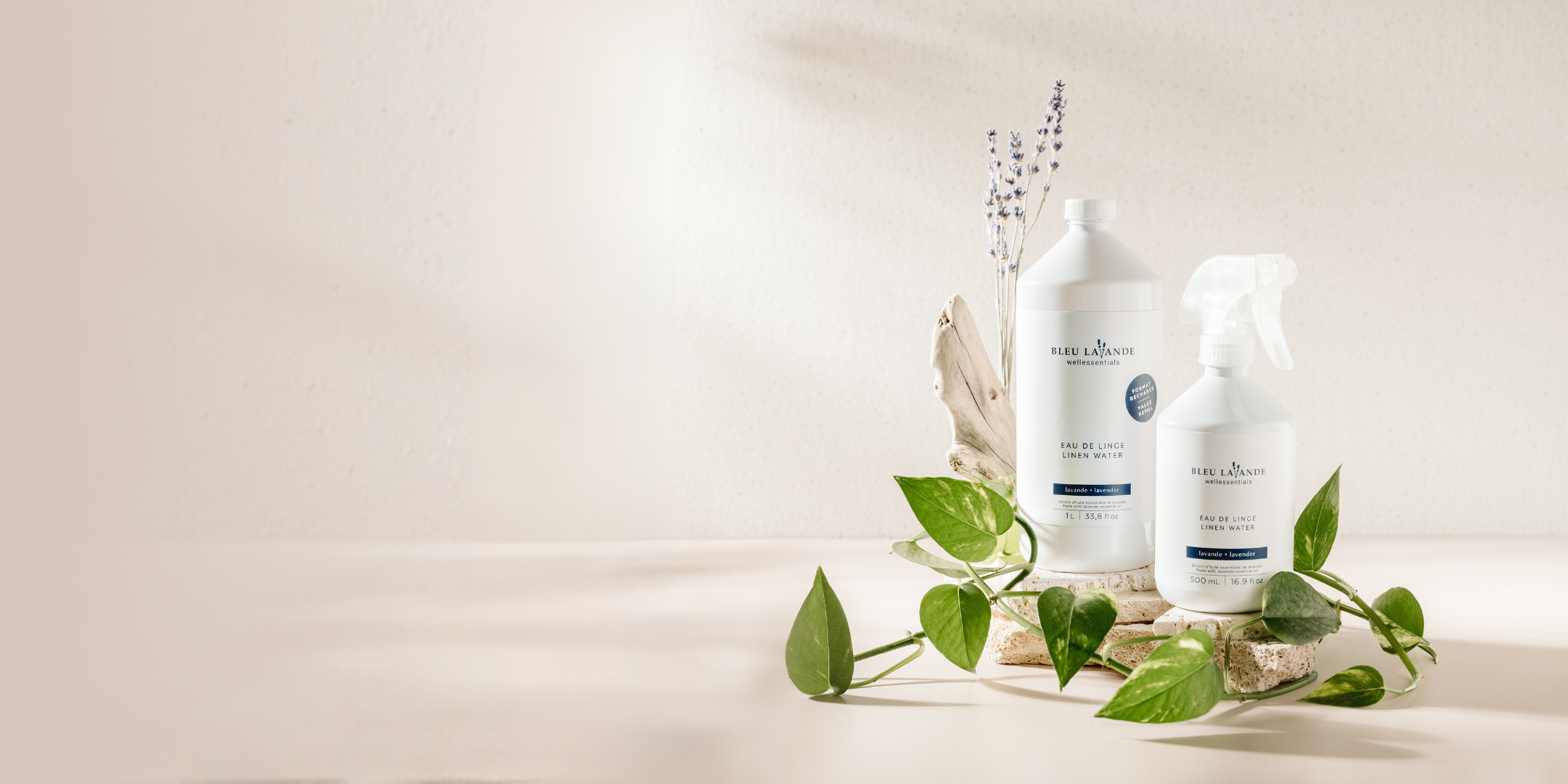 Duo eau de linge lavande