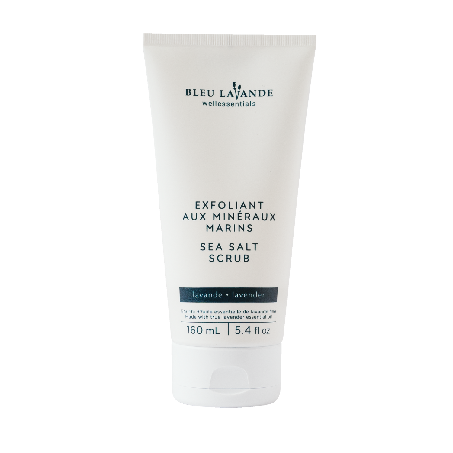 Exfoliant aux minéraux marins enrichi d'huile essentielle de lavande fine certifiée