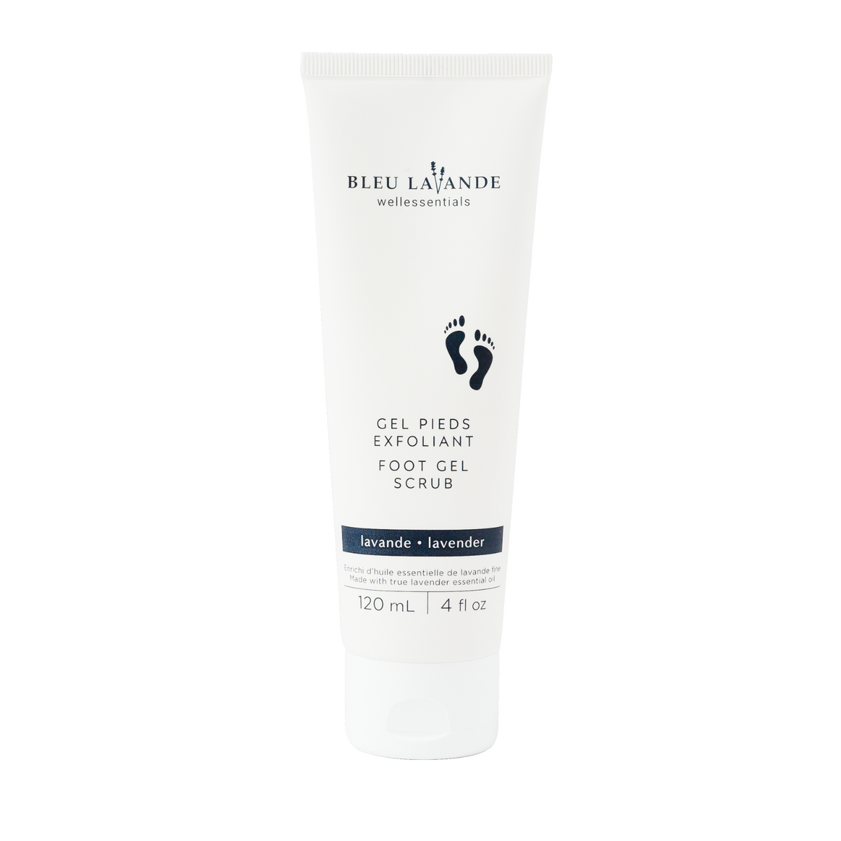 Gel pieds exfoliant de Bleu Lavande