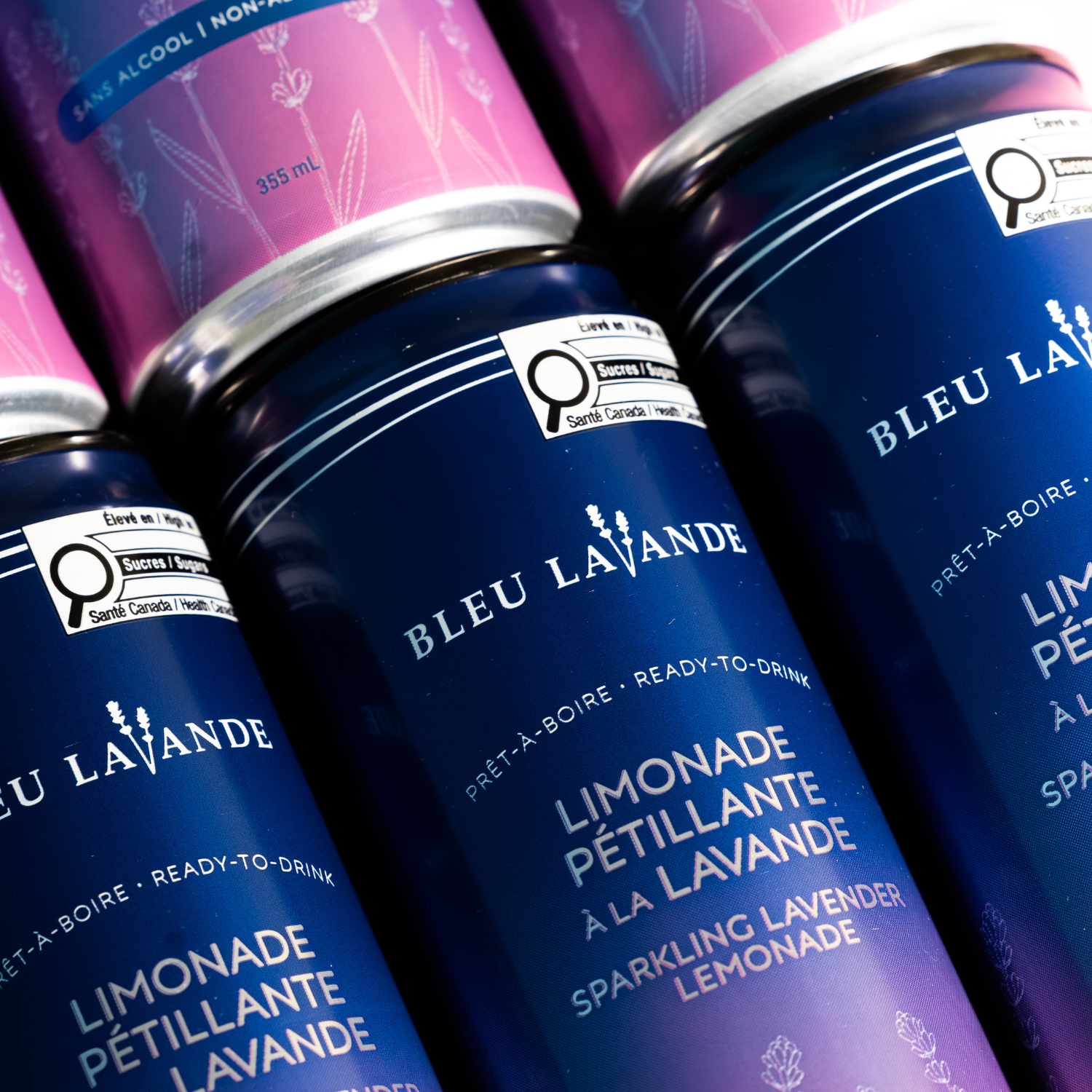 Plusieurs limonades à la lavande