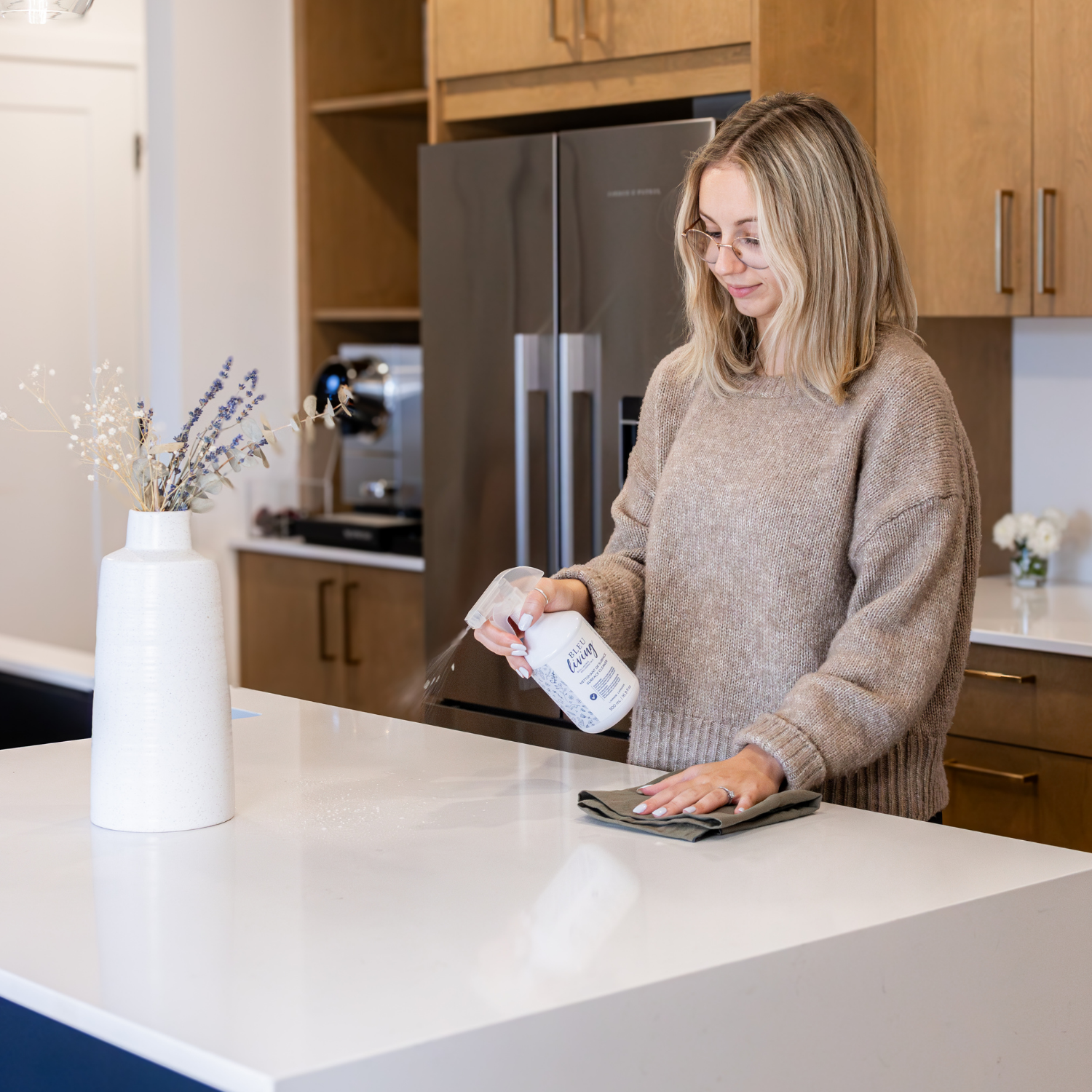 Nettoyant pour les surfaces à la lavande Bleu Living biodégradable