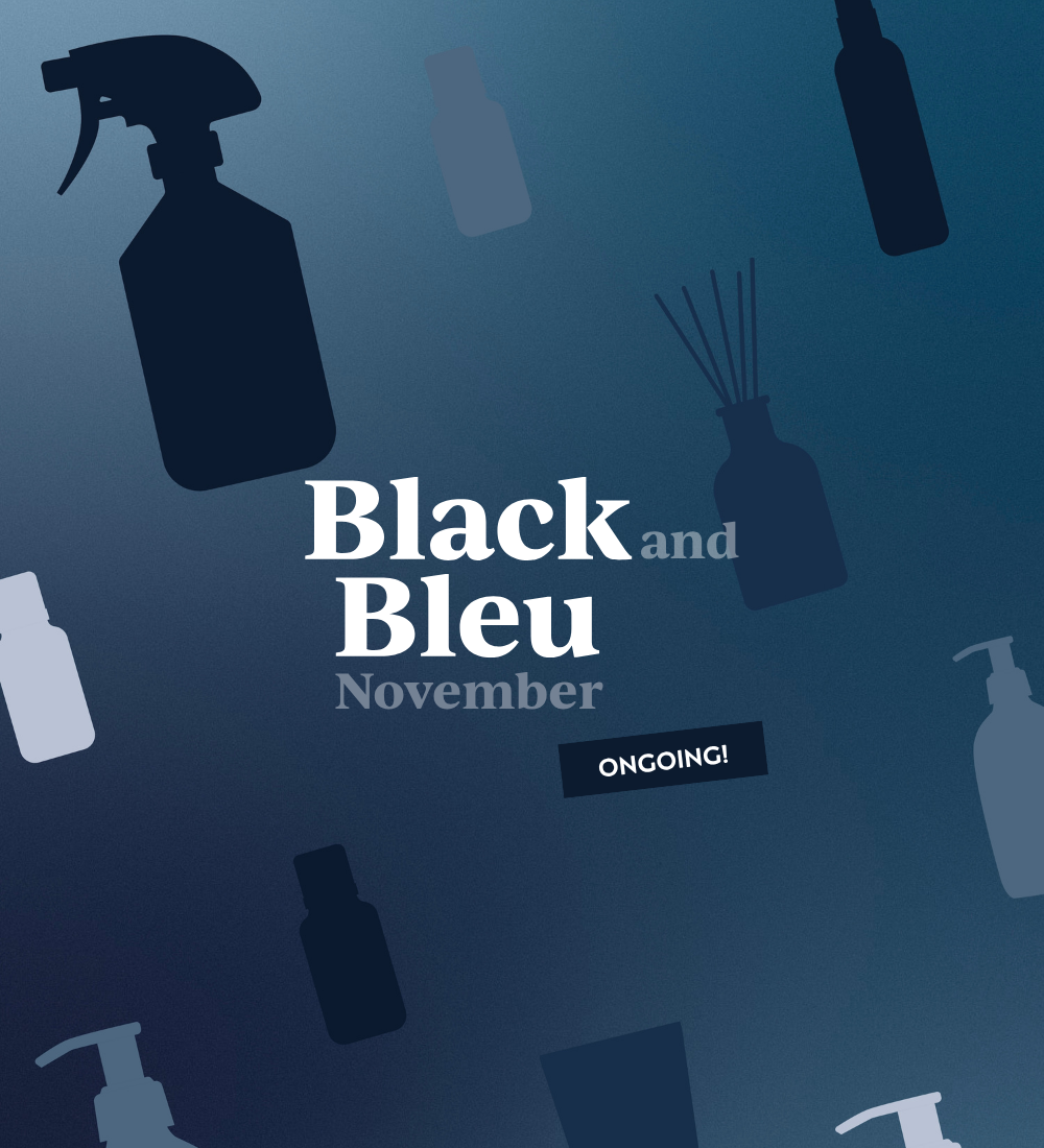 Black Friday promotions during November at Bleu Lavande