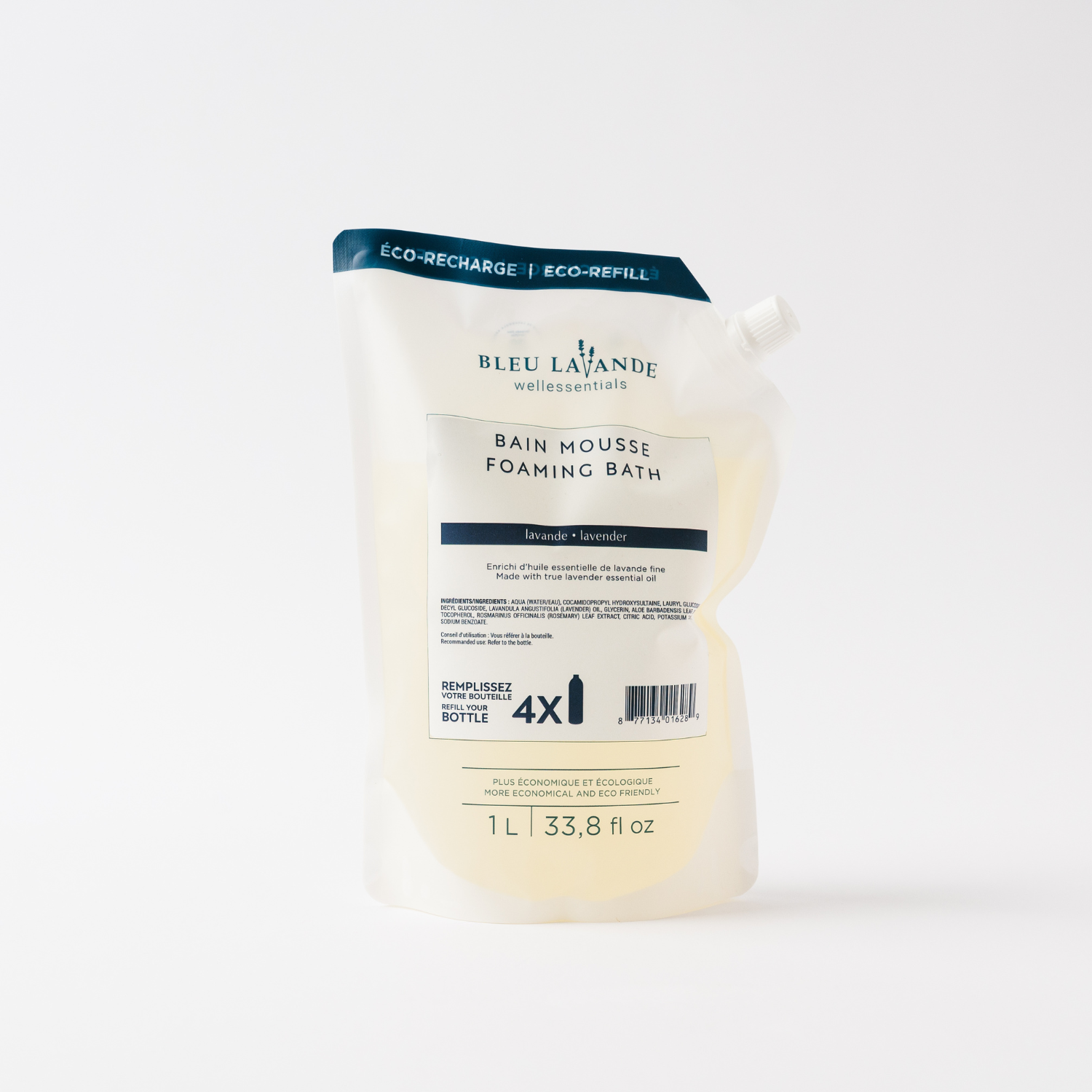 Recharge de bain mousse è l'huile essentielle pure de lavande