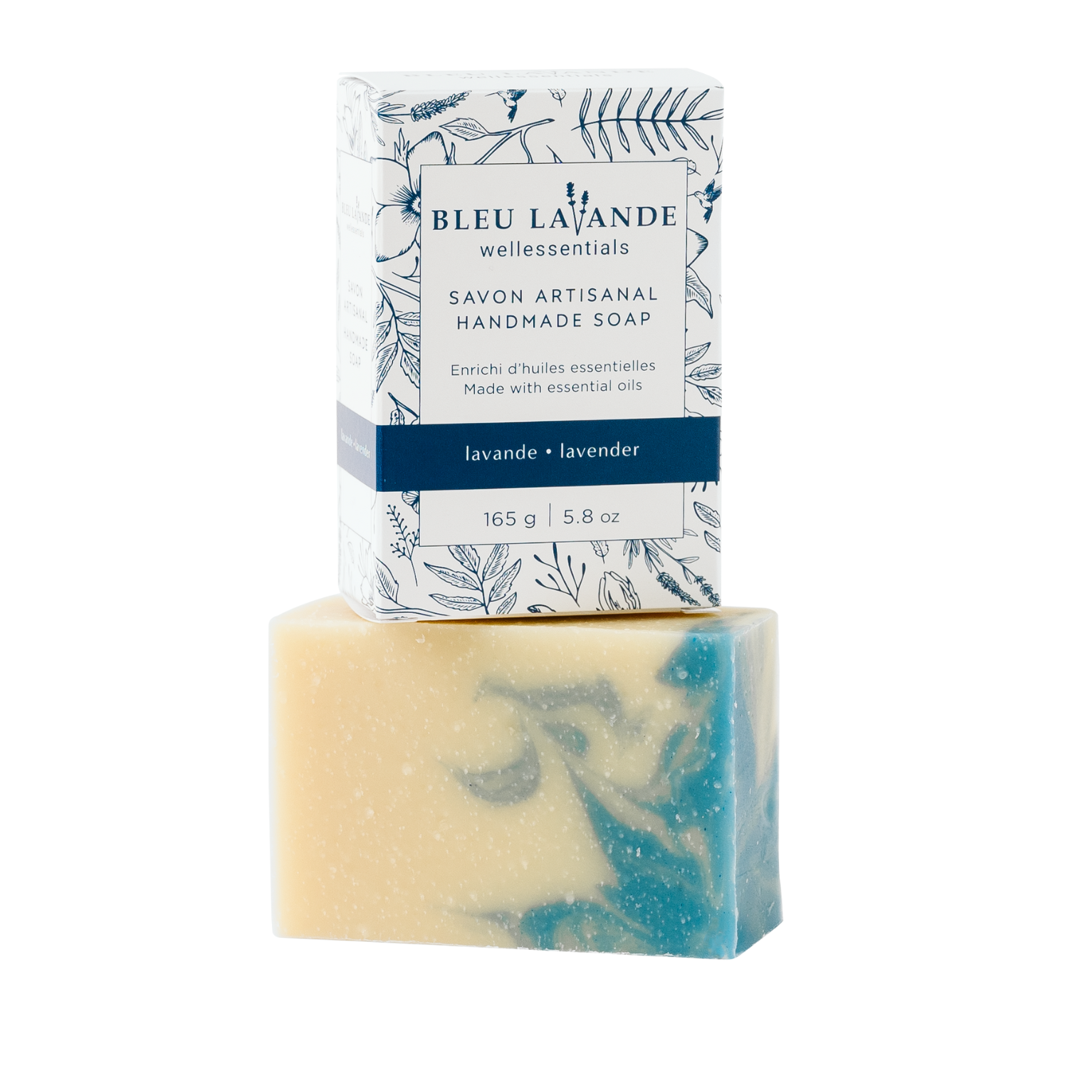 Savon artisanal à la lavande de Bleu lavande