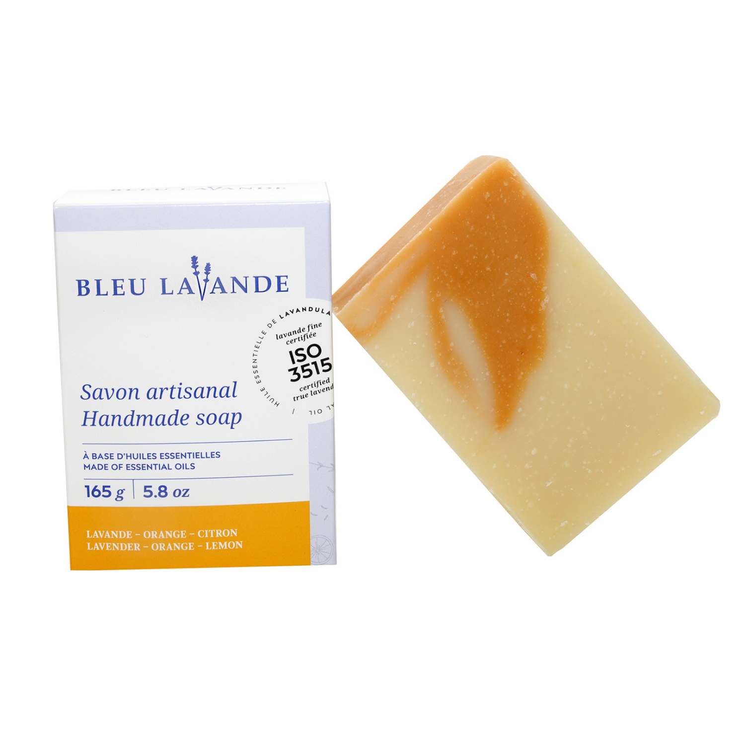 Savon artisanal lavande et orange 